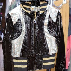 Baby Phat Snake/Croc Shiny Jacket sz M